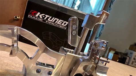 K Tuned Billet Shifter Box Unboxing Install YouTube