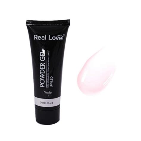 Polygel 10 Nude Glitter Led Uv 30ml Real Love Usina Das Unhas