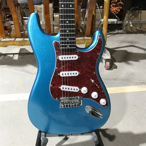 Blue Guitar With Pickguard Ubicaciondepersonas Cdmx Gob Mx