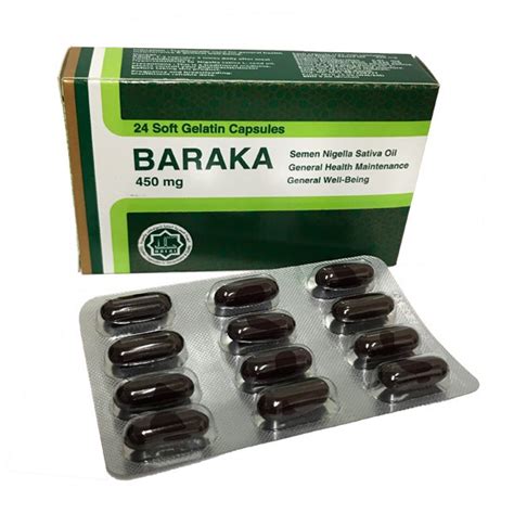 Baraka 450mg 24 S Capsule Habbatus Sauda Shopee Malaysia