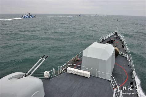 Chinas South Sea Fleet Conducts Live Ammunition Fire Drill