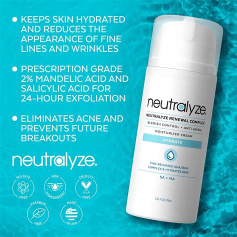 Neutralyze Renewal Complex Crema hidratante para acné para cara