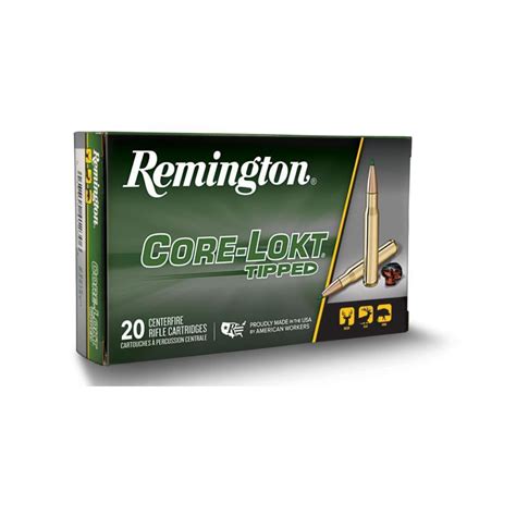 Balle De Chasse Remington Core Lokt Tipped 95gr Calibre 243 Win