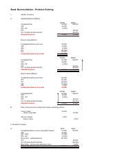 Bank Reconciliation Methods Problem Solving And Adjusted Course Hero