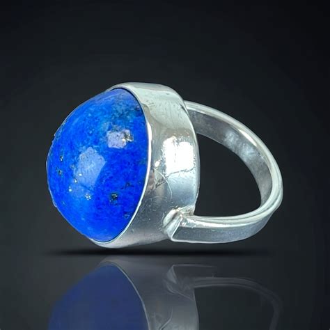 Fingerring i Sterling sølv med Lapis Lazuli Fog Antik Design