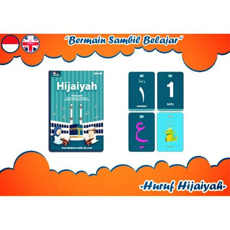 Jual Belajar Anak Bermain Kartu Flashcard Hijaiyah KONSEP Untuk Media