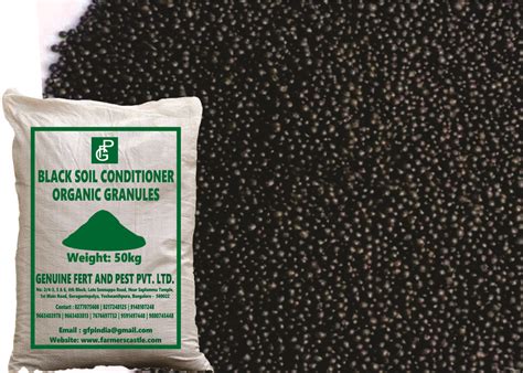 Black Soil Conditioner Organic Granules CMS Calcium Magnesium