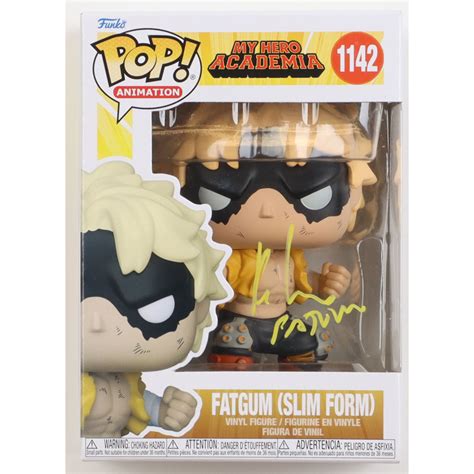 Kyle Hebert Signed "My Hero Academia" #1142 Fatgum (Slim Form) Funko ...