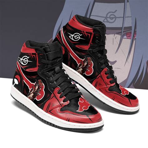 Uchiha Itachi Akatsuki Air Jordan Sneakers Naruto Anime Shoes M113