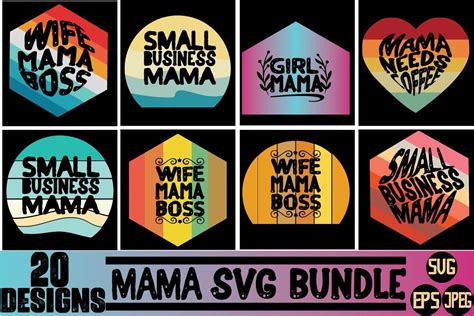 Mama Svg Bundle Bundle Creative Fabrica