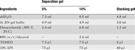 Native Polyacrylamide Gel Recipe Dandk Organizer