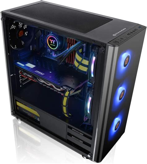 Buy Thermaltake V Tempered Glass Rgb Edition V Mb Sync Capable Atx