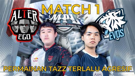 Permainan Perdana Tazz Terlalu Agresif Match Mpl Season