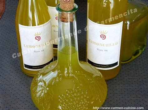 Recette De Limoncello Par Carmen