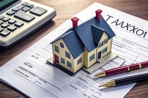 Home Or Property Taxation And Annual Tax Concept Tax Benefit Residential Property Or Estate Tax