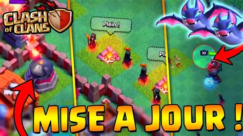 Clash Of Clans Mise A Jour Nouvelle Troupe Nouveau BÂtiment Sorcière De Nuit