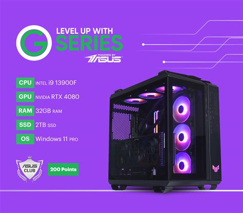 G Core Intel I F Geforce Rtx Gaming Pc Powered By Asus