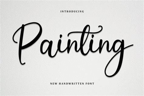 Painting Font By Freshtypeink · Creative Fabrica