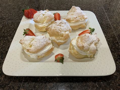 First Time Making Cream Puffs Rbaking