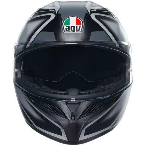 Agv K Full Face Helmet Compound Matt Black Grey