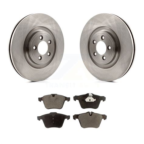 Disc Brake Rotors And Semi Metallic Pads Front Kit For Jaguar Xf Xj Xkr Xk Ebay