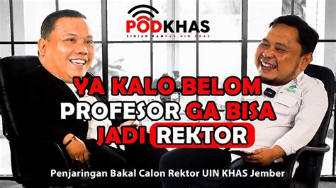 Podkhas Rektor Harus Profesor Eps Podcast Podkhas Siniar