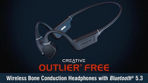 Creative Outlier Free Wireless Bone Conduction Headphones With