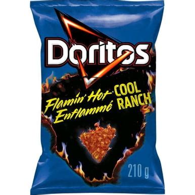 Buy Doritos Flamin Hot Cool Ranch Tortilla Chips G Oz Bag Imported From Canada