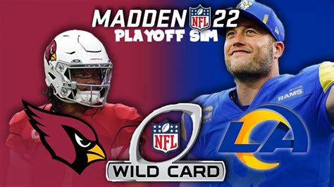 Madden 22 Wildcard Simulation Cardinals Rams Detroit Matt