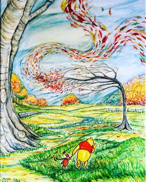 Winnie The Pooh And Piglets Blustery Day Etsy