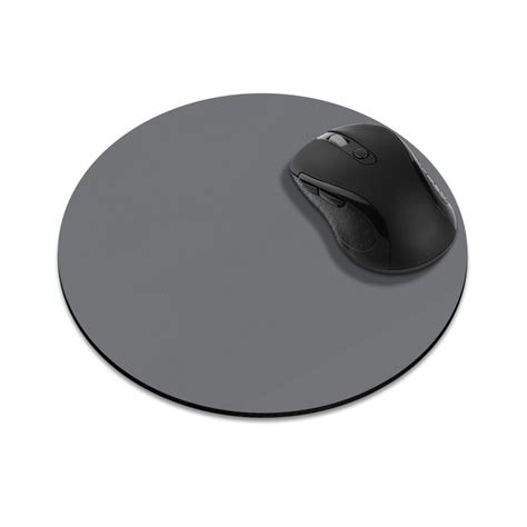 WIRESTER 7 88 In Round Mouse Pad With Non Slip Rubber Base For