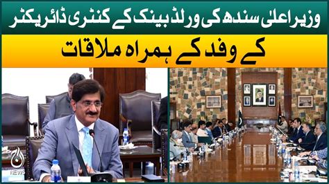 Chief Minister Of Sindh Murad Ali Shah Met With The Delegation Of World