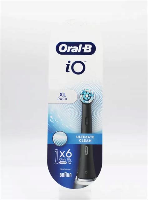 KOŃCÓWKI IO ORAL B 6SZT ULTIMATE CLEAN CZARNE 14837379637 Allegro pl