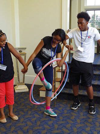 Team Building Activity Hula Hoop Pass Fun Team Building Activities