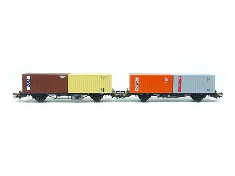 Container Tragwagen Set DB mhi Märklin H0 47680 neu OVP 4001883476803