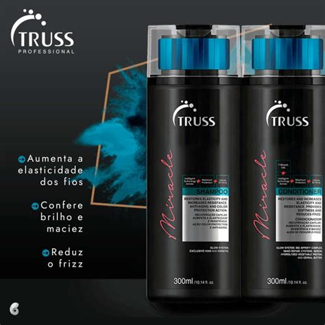 Kit Truss Miracle Shampoo Condicionador M Scara Uso Obrigat Rio