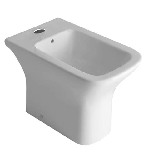 Baños Bidets Ferrum Temple Bidet 1 Agujero Blanco BBA1X