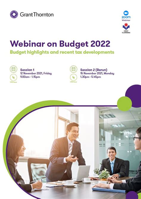 Webinar On Budget 2022 Session 2 Grant Thornton Malaysia