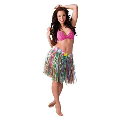 Jupe Hawa Enne Danse Hula Plage Cm Multicolore