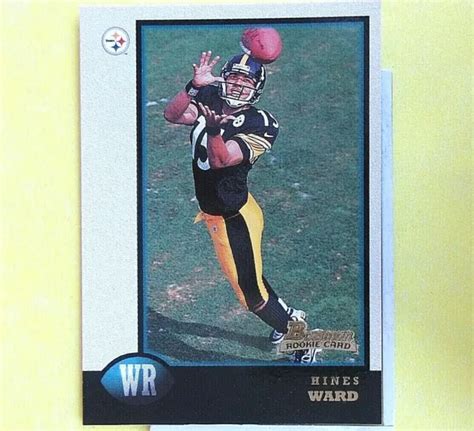 1998 BOWMAN HINES WARD Recrue 27 PITTSBURGH STEELERS EUR 4 31