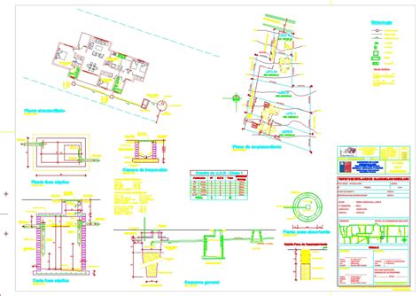 Proyecto Alcantarillado Particular En Autocad Cad 1 32 Mb Bibliocad