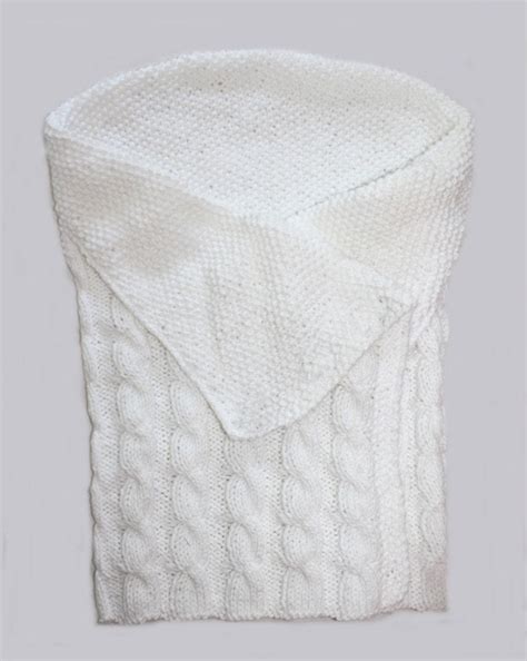 Knitting Pattern Swaddle Me Baby Blanket Pdf Knitting Pattern Etsy