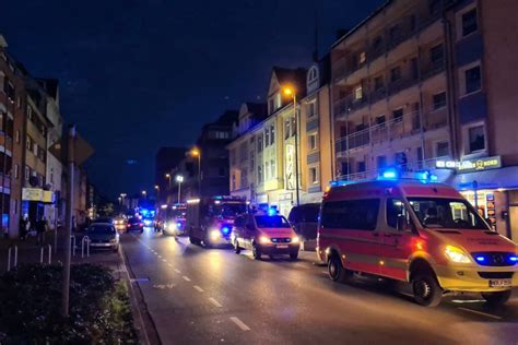 Herne Balkon von Mehrfamilienhaus eingestürzt