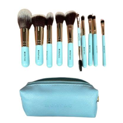 KIT DE BROCHAS VIAJERO BABY BLUE LP642 MONTOC Magna Cosmetics