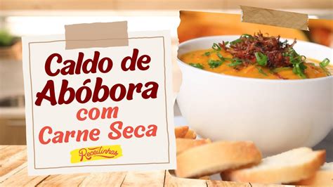 CALDO DE ABÓBORA CARNE SECA NO LIQUIDIFICADOR RECEITA FIT E