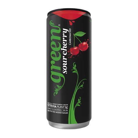 GREEN COLA SOUR CHERRY 330ml Freshmart