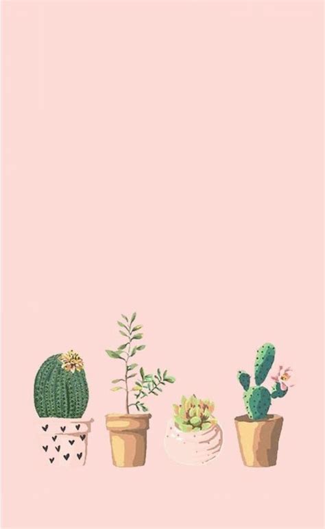 Plants Desktop Wallpaper Art Plant Illustration Cute