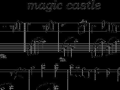 magic castle 魔法之城 东方神起 钢琴谱 五线谱