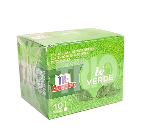 Té Infusión McCormick Té Verde 10 Bolsitas Tienda TRIO Maracaibo