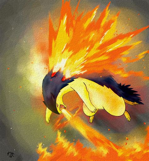 Typhlosion By Sharkjaw On Deviantart